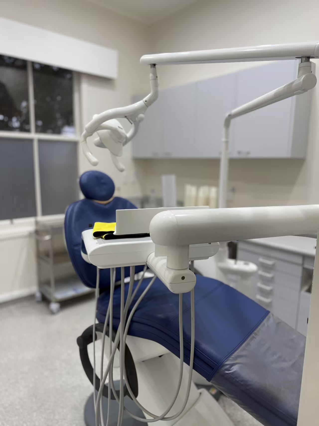 Close view of Smile Care Auckland dental equipment and treatment chair